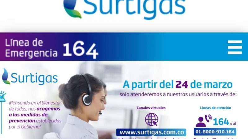 Surtigas activa sus protocolo de seguridad para garantizar la seguridad de sus usuarios