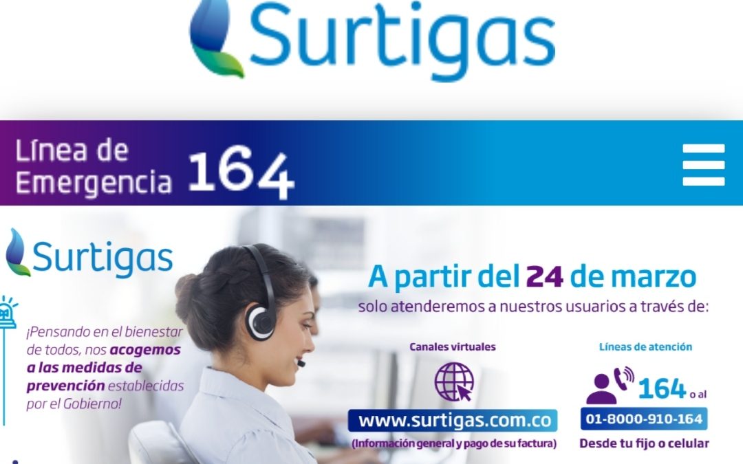 Surtigas activa sus protocolo de seguridad para garantizar la seguridad de sus usuarios