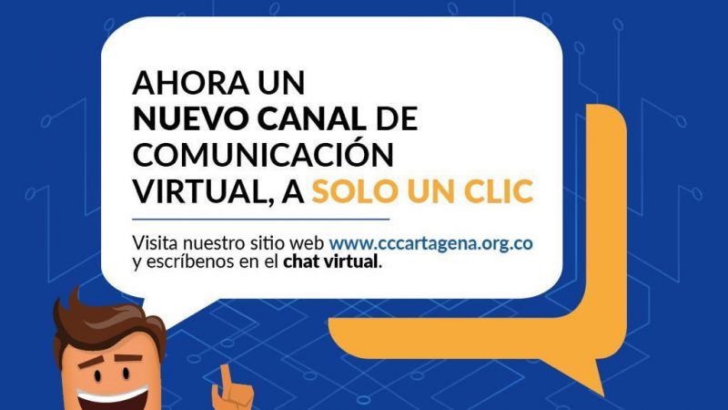 Nuevo canal virtual abre Cámara de Comercio de Cartagena para sus empresarios.
