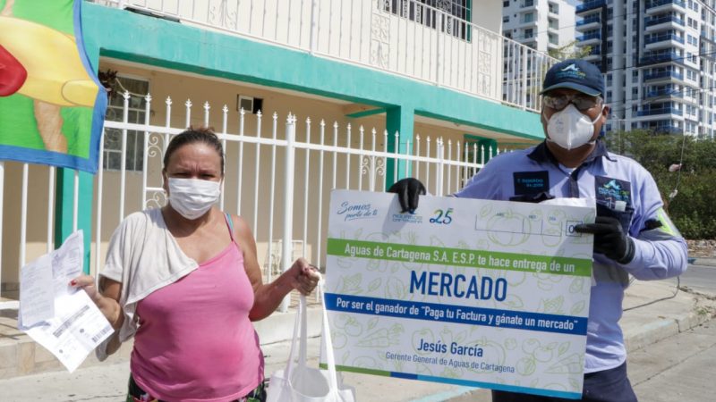 Cuarto sorteo de Aguas de Cartagena, beneficia 35 usuarios buena paga