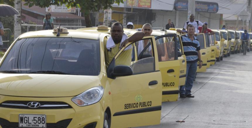 Nuevo pico y placa para taxis en Cartagena