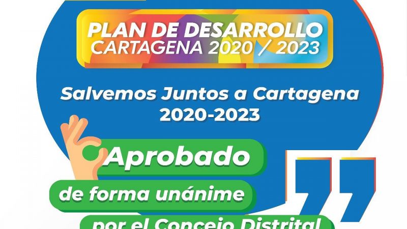 Plan de desarrollo de Cartagena 2020-2023 fue aprobado de forma unanime por el concejo distrital