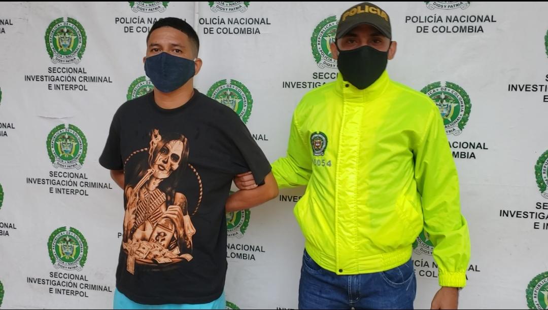 Cayó alias «Quillero» en pasacaballos, presunto autor de varios hurtos en empresas de giros y encomiendas en Cartagena.