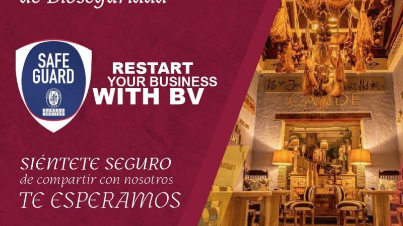 Restaurante Candé primer restaurante Cartageneros en recibir certificación de bioseguiridad internacional.