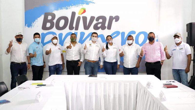 Proyectos para el desarrollo del sur de Bolívar es analizado con lupa, por el Gobernador y los Alcaldes Bolivarenses.