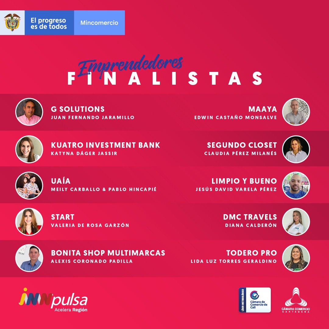 La Cámara de Comercio de Cartagena y el proyecto «Acelera región» de Innpulsa, graduó al primer grupo de emprendedores
