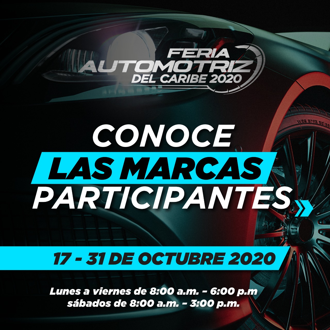 Este sábado se inicia la quinta versión de la Feria Automotriz del Caribe 2020.