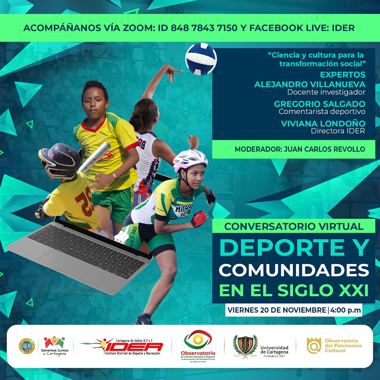IDER programa para este viernes jornada académica deportiva sin precedentes.