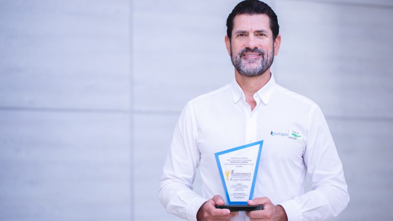 Con el primer lugar en la categoría «Gran prestador de servicios» es reconocida Surtigas por Superservicios y Andesco.
