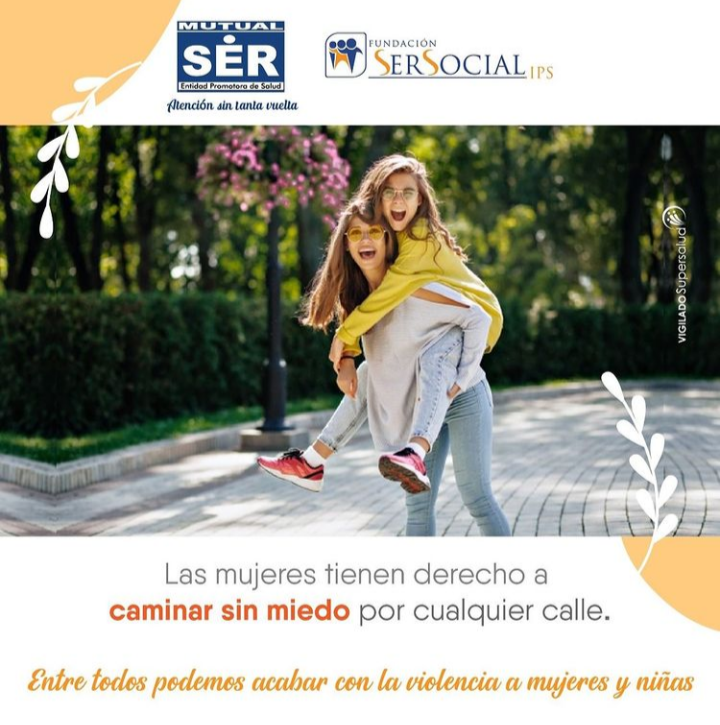 Fundación SerSocial IPS  y Mutual Ser EPS a la vanguardia con la prevención de la violencia de género en Colombia.