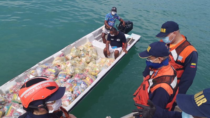 Estación de Guardacostas  Parques Naturales,y Dimar se reúnen con la comunidad de la Ciénaga de Cholón para analizar propuesta sobre zonificación.