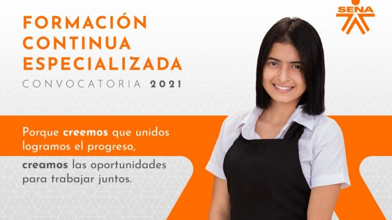 Hasta el 19 de febrero de 2021 empresarios y gremios aportantes a parafiscales SENA, tienen la oportunidad de presentar proyectos de capacitación especializada, del que se beneficiarán 85 trabajadores.