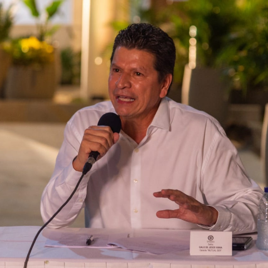 Galo Viana gerente de MutualSer ratificó al presidente Duque facilidades para la aplicación de la vacuna contra el Covid-19.