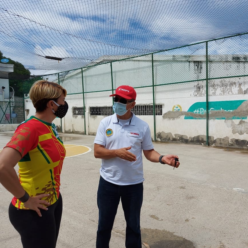 Listo cronograma de ruta de rescate de escenarios deportivos en Cartagena, por el Ider.