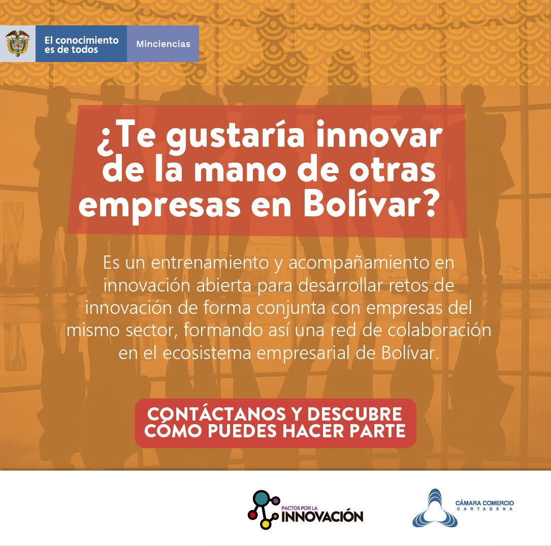 Pactos por la Innovación se fortalece con los programas Colinnova e Innovación Abierta,con el respaldo de la CCC.