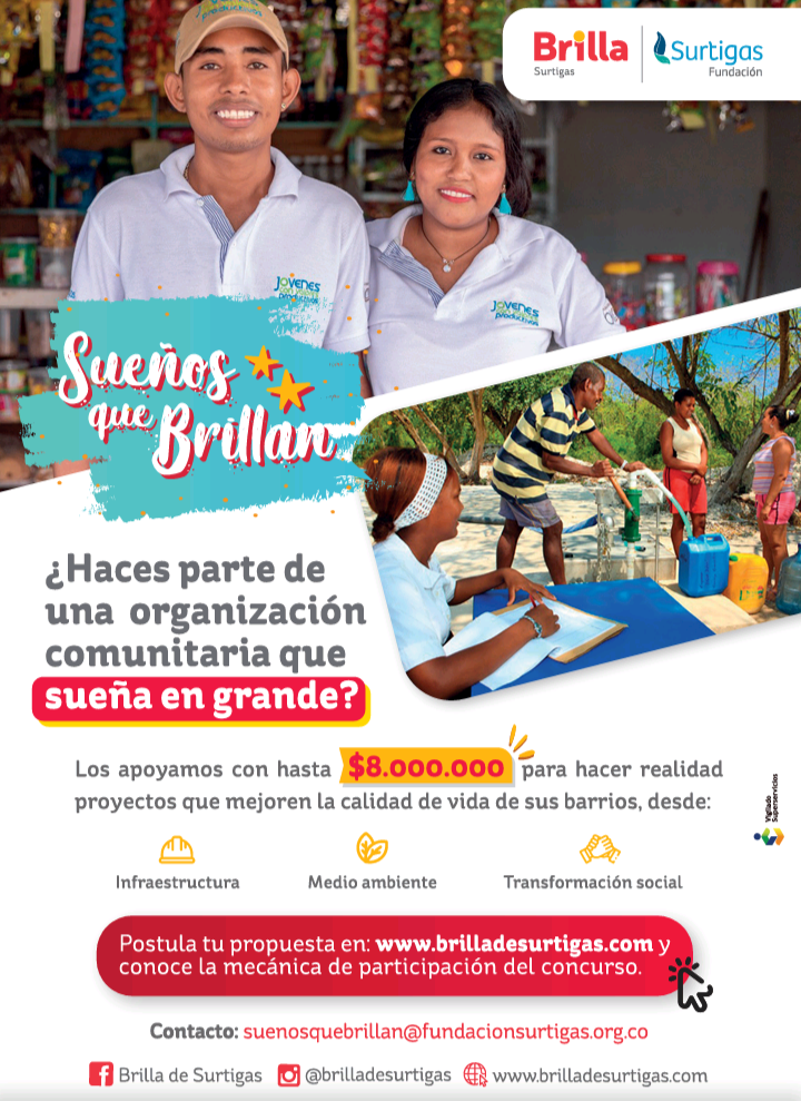 En cinco días cierran inscripciones para el concurso «sueños que brillan de surtigas».