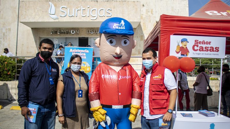 Grupo Nacional de Proyectos (GNP) y Surtigas, se unen para brindar mejor servicios a sus usuarios.