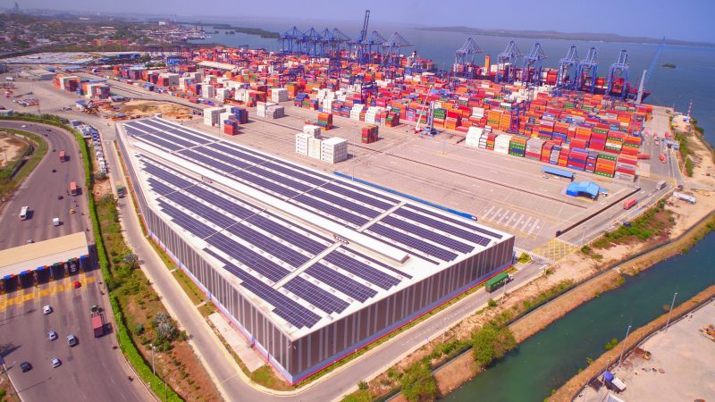 Megatecho de energía solar desarrollan en Cartagena Contecar y Celsia.