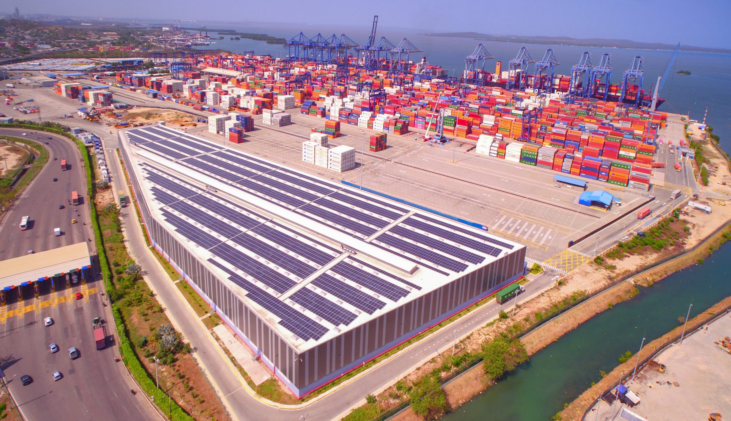 Megatecho de energía solar desarrollan en Cartagena Contecar y Celsia.