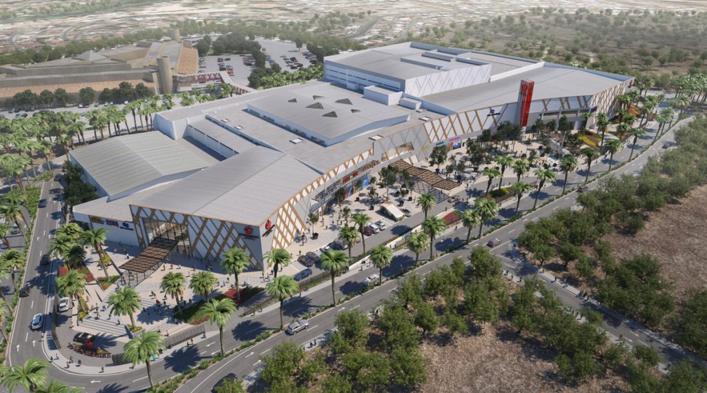 El tercer centro comercial más grande de la ciudad ya está en construcción,el primer trimestre de 2022 será su apertura