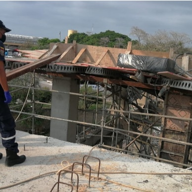 Movicon firma constructora del centro comercial Gran Manzana,aclara que desplome de placa en concreto no está relacionada con la estructura principal de ese proyecto.
