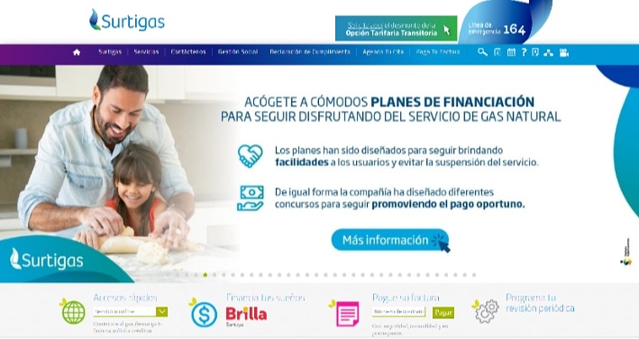 Campaña para promover pago oportuno continúa Surtigas, así mismo están vigentes las diferentes modalidades de financiación que evitarán la suspensión del servicio.