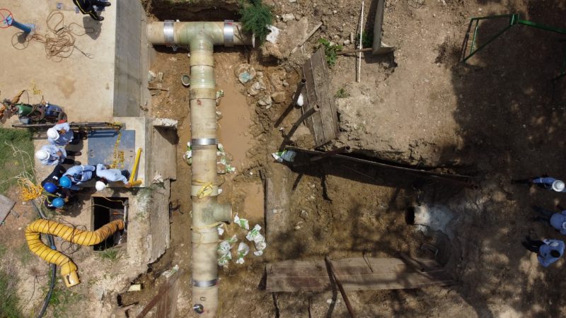 De manera satisfactoria avanzan trabajos en acueducto de Cartagena.