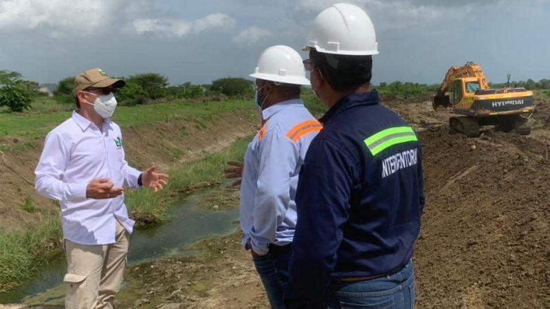 Director de Cardique Ángelo Bacci realiza recorrido por las obras gestionadas por la entidad a su cargo.