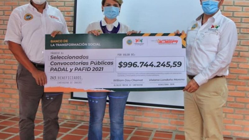 Estímulos económicos por más de 900 millones de pesos recibieron deportistas de los programas Padal y Pafid de parte del IDER.
