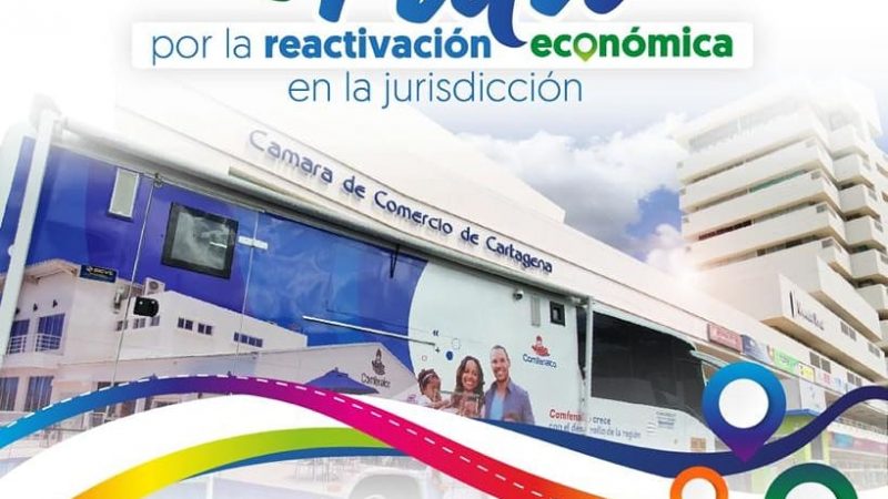 Cámara móvil de la Cámara de comercio de Cartagena inicia recorrido por su jurisdicción para ampliar el portafolio de servicios a usuarios y comerciantes.