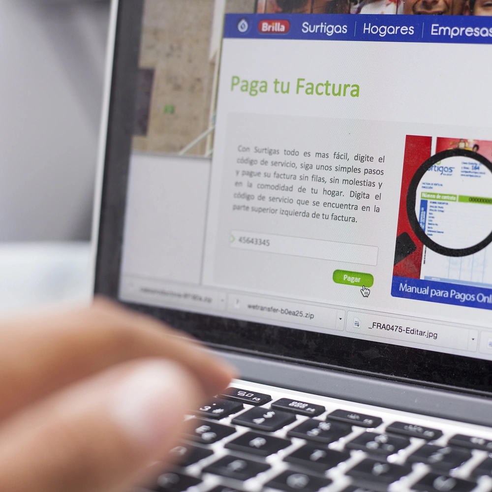 Evite la suspensión del servicio de gas por deudas en mora,Surtigas ofrece varias alternativas de pago pata todos los estratos.