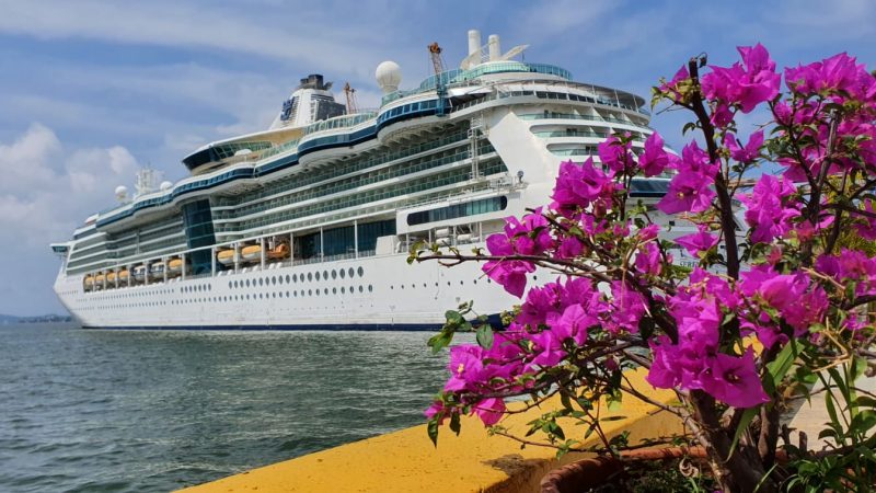 Crucero Serenade of the seas engalana el puerto de Cartagena y contribuye a la reactivación económica de la ciudad.