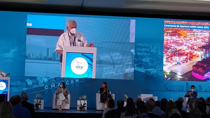 Exitoso lanzamiento del vigésimo noveno congreso latinoamericano de puertos, AAPA, con la presencia de más de 600 participantes.