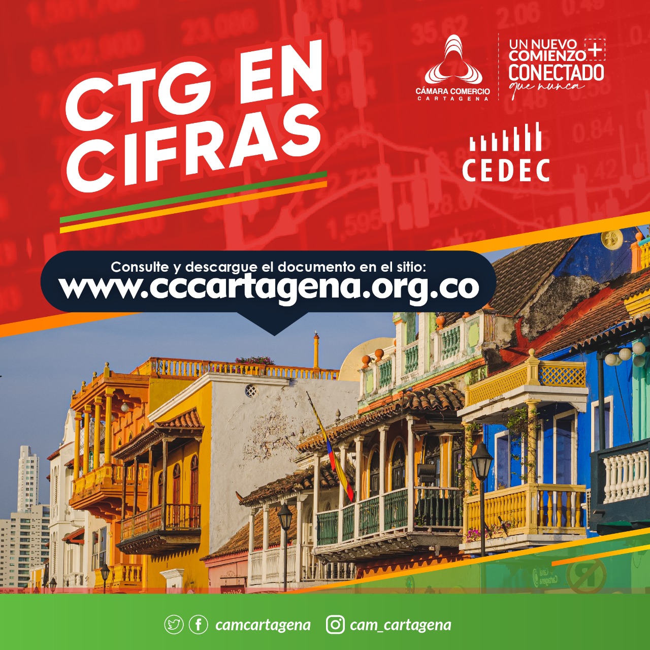 CEDEC, el centro de estudios de la Camara de Comercio sigue trabajando para fortalecer la recopilación de datos y el análisis de información estadística de Cartagena.