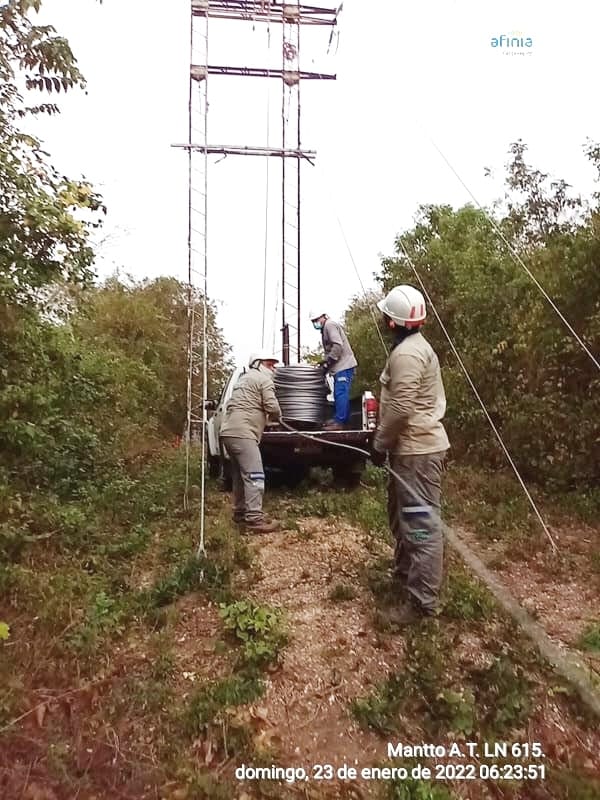 Afinia ratifica su compromiso con los municipios de Bolívar por lo que ha programado adecuaciones en las redes eléctricas este 24 ,y 26 de enero.