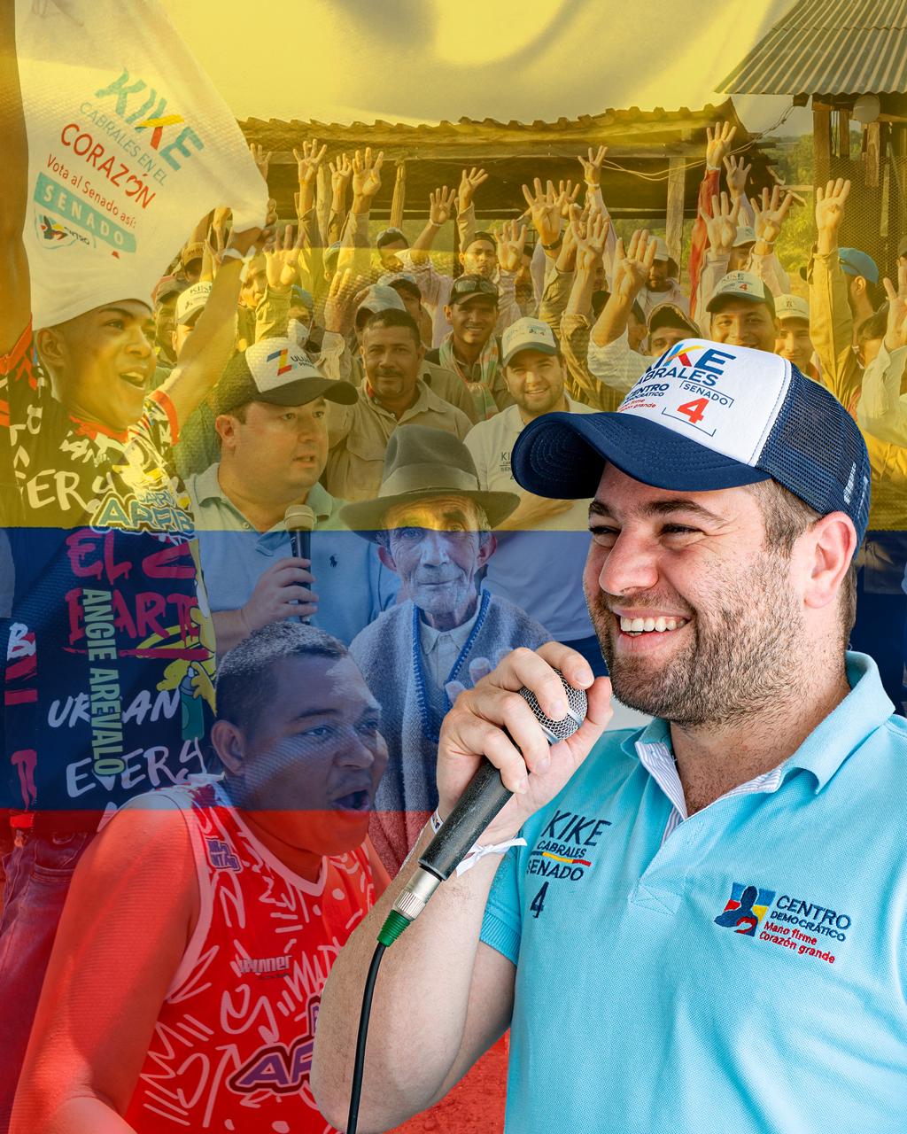 El electo senador Kike Cabrales agradece el apoyo de Cartageneros y bolivarense, claves en su elección.
