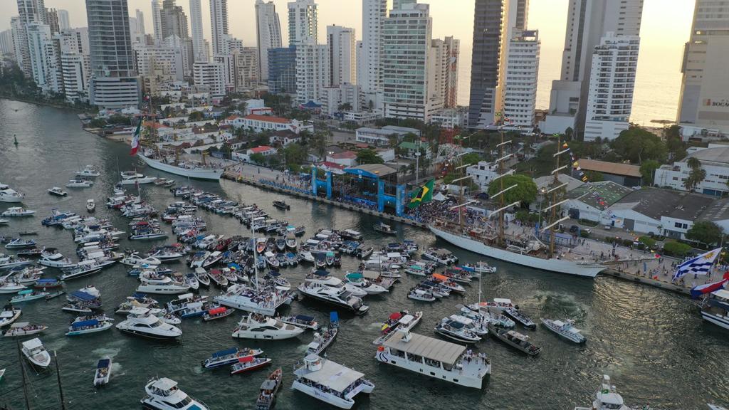 Dimar garantizó la seguridad integral marítima de 3.000 personas que participaron en el Festival Cultural en Cartagena.