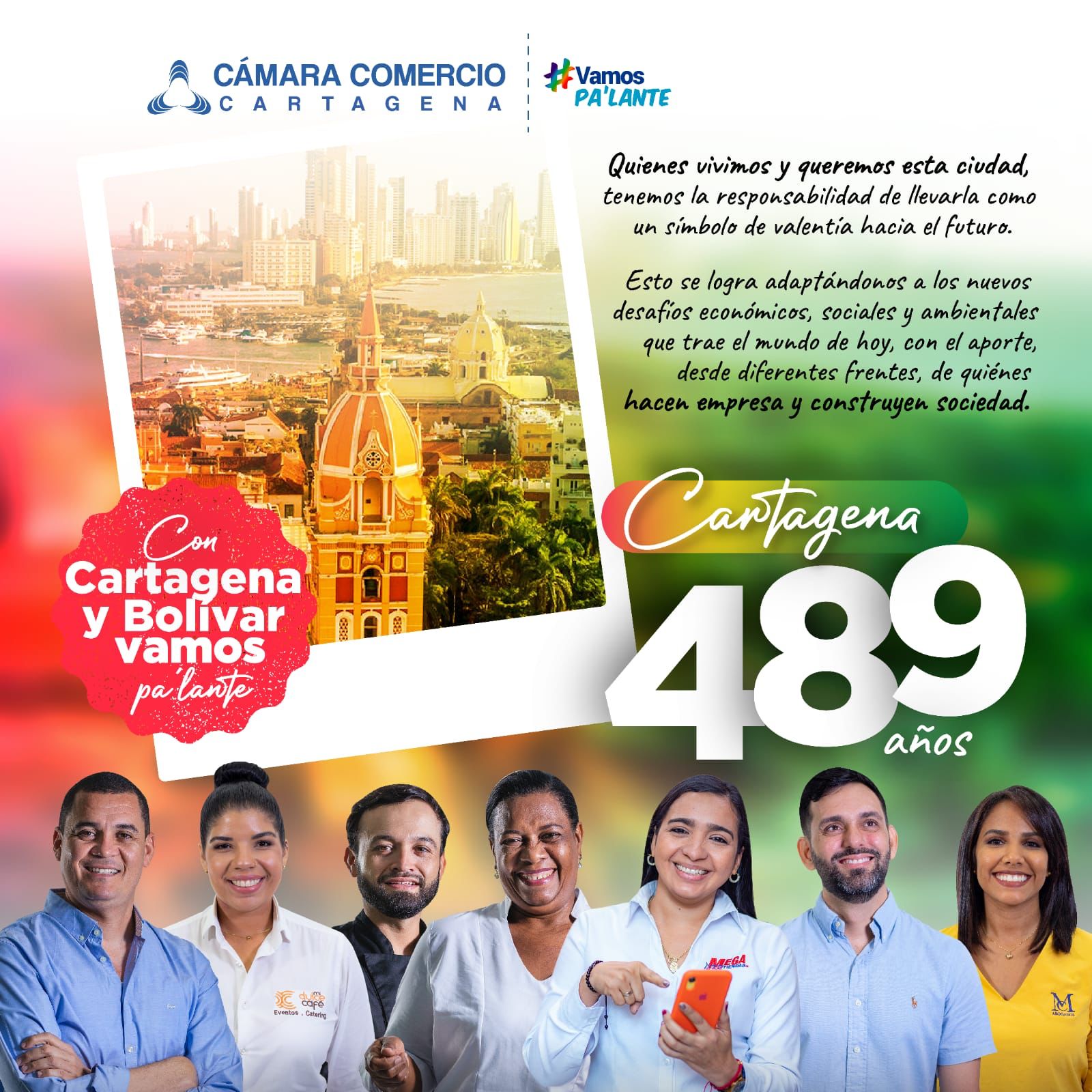 Cámara de Comercio celebra los 489 años de Cartagena de Indias este 1 de Junio.