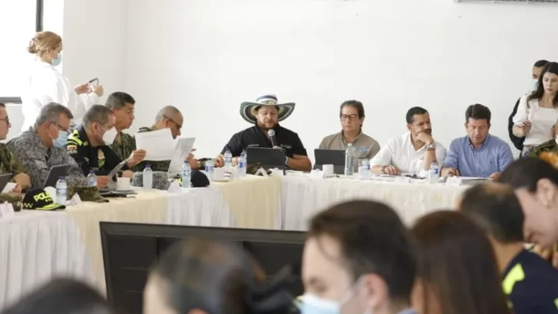 Directrices especiales para Bolívar, Córdoba y Sucre concluyó consejo de seguridad precedido por el Gobernador Vicente Blel, además de restablecer el control y el comercio.