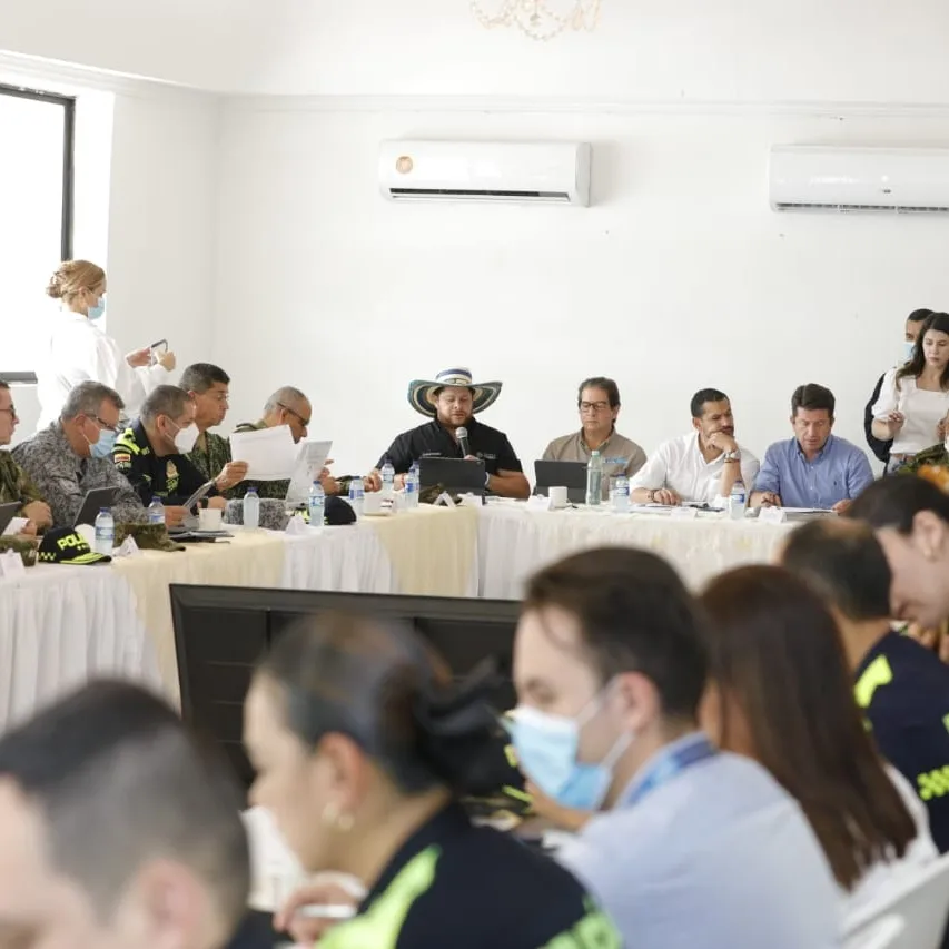 Directrices especiales para Bolívar, Córdoba y Sucre concluyó consejo de seguridad precedido por el Gobernador Vicente Blel, además de restablecer el control y el comercio.