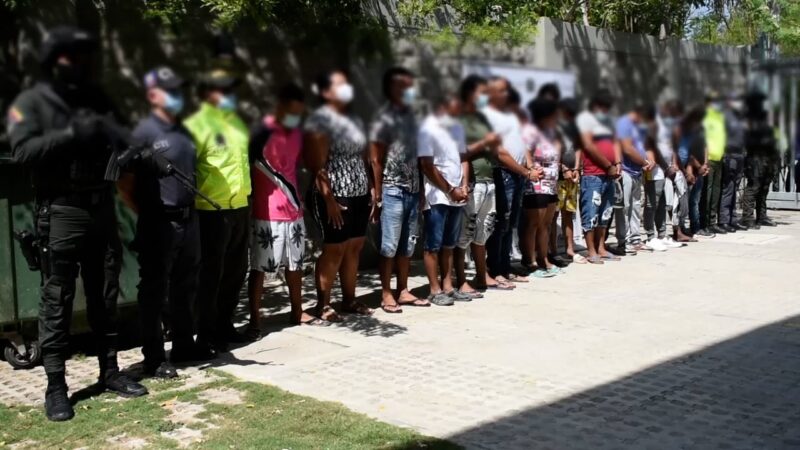 En un operativo desarrollado en varios departamentos incluído Bolívar, Policía Metropolitana desarticula banda delincuencial «los salsas».