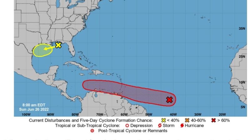 DIMAR CIOH monitorean posible onda tropical alejada del territorio nacional, pero que podría hacer tránsito en el mar Caribe.