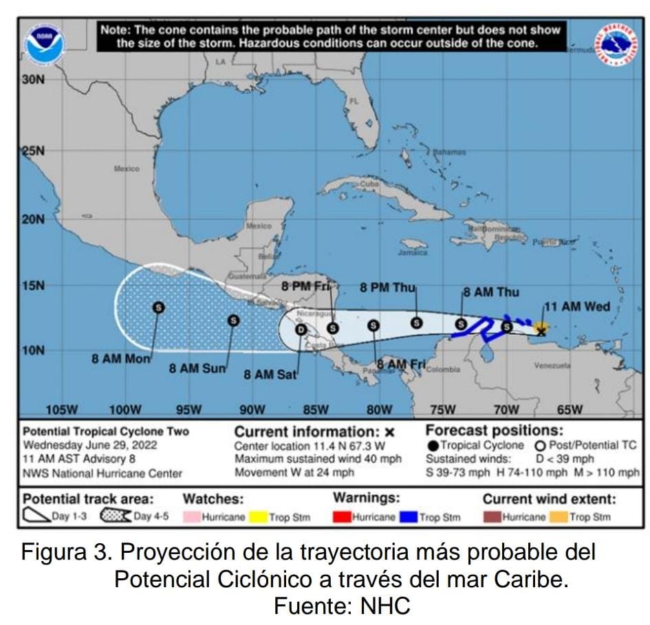 Alcalde Dau ante proximidad de la perturbación tropical, llamó a la calma a los Cartageneros.