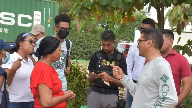 Contaminación generada por establecimiento industriales en Policarpa, obliga a EPA a instalar mesas técnicas en mamonal, para apoyar a la comunidades vecinas.