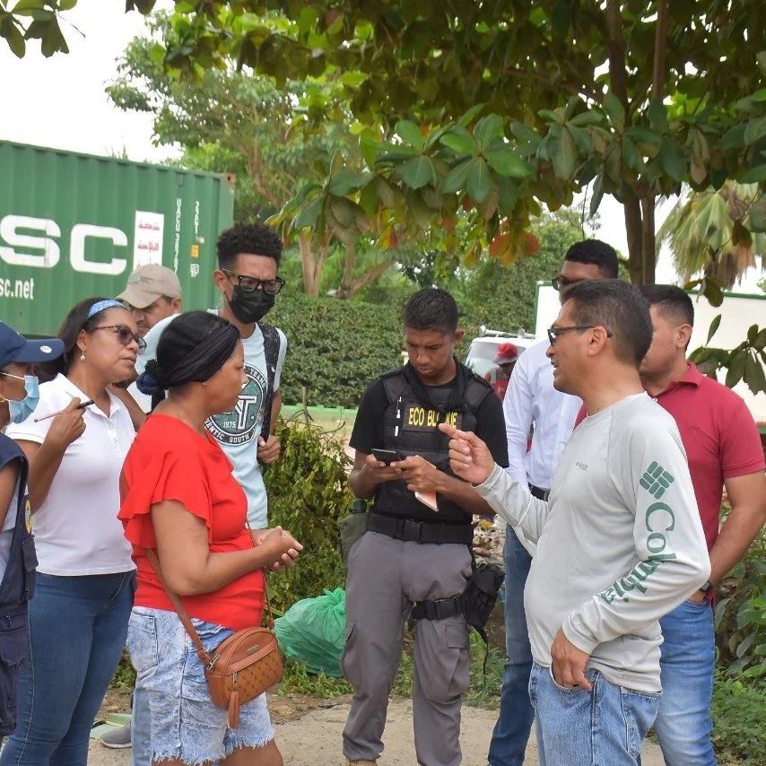 Contaminación generada por establecimiento industriales en Policarpa, obliga a EPA a instalar mesas técnicas en mamonal, para apoyar a la comunidades vecinas.
