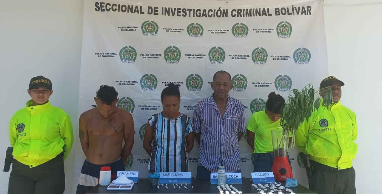En allanamiento cayeron “LOS PATOTAS” con 699 dosis de alucinógenos en magangué y Puerto Toquisio, en el sur de Bolívar.