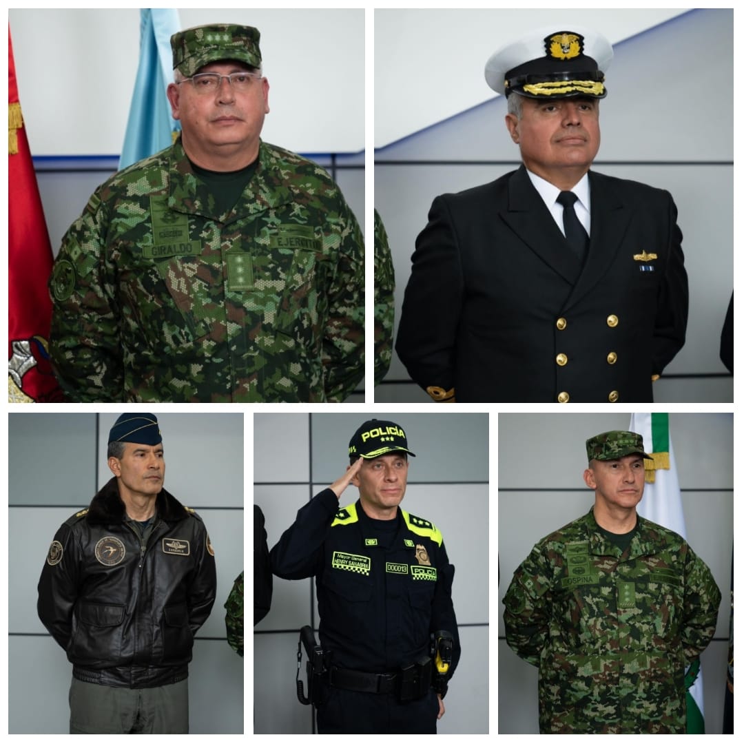 El presidente Petro nombró nueva cúpula de las Fuerzas Militares y de Policía.