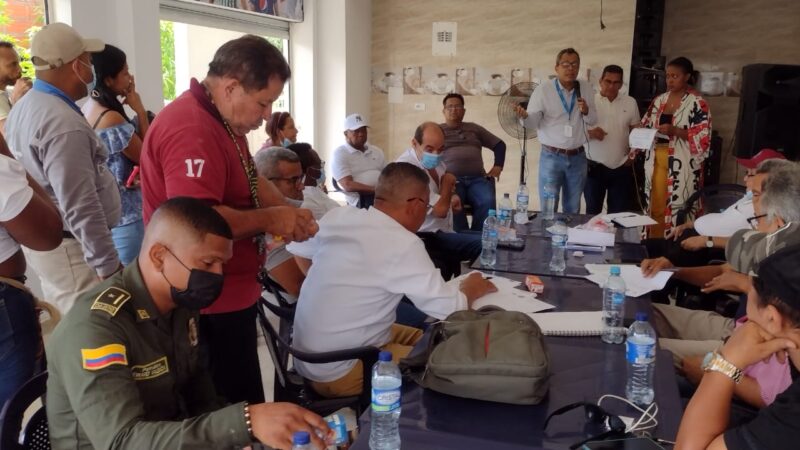 Acuerdo con la comunidad de la Urbanización India Catalina y Portales de la Cordialidad estableció la empresa Afinia.