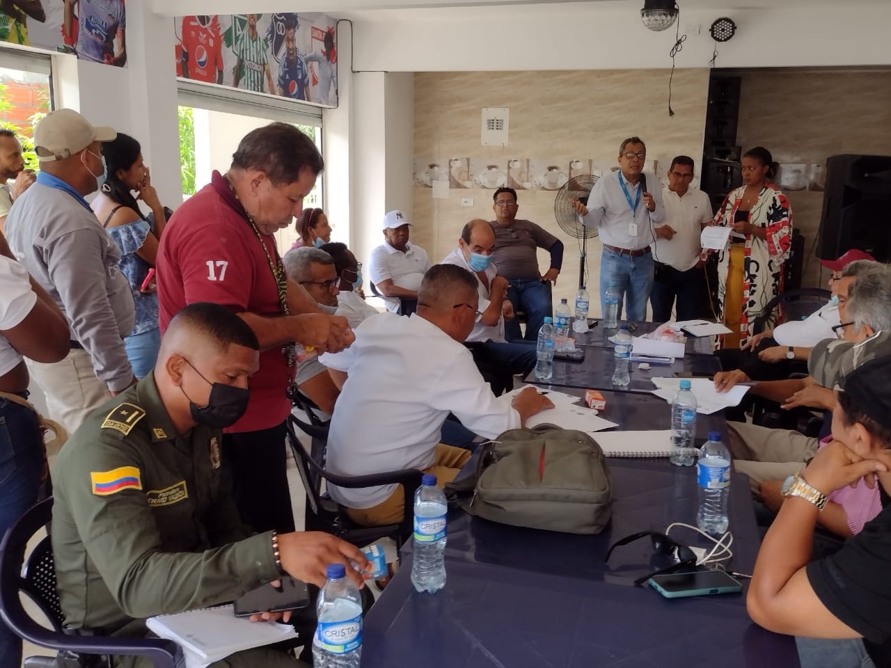 Acuerdo con la comunidad de la Urbanización India Catalina y Portales de la Cordialidad estableció la empresa Afinia.