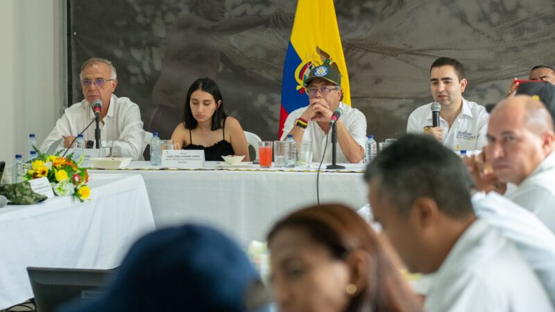 Consejo de seguridad de realiza a esta hora en Dan Pablo Bolívar,con la presencia del presidente Gustavo Petro.